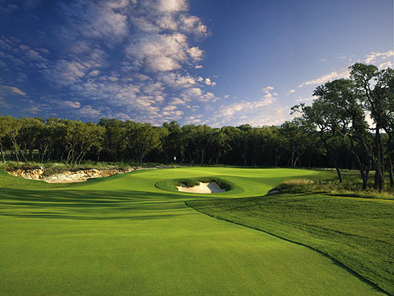 San Antonio's ATT Oaks hole 1 above and Canyons are two new TPC golf 