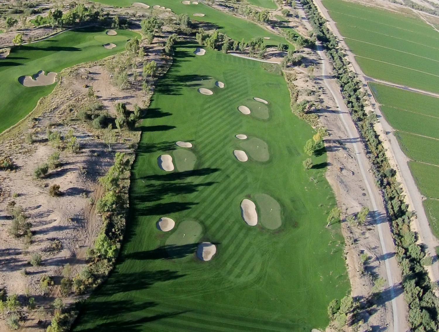 Ak-Chin Southern Dunes' #miniDunes layout is integrated with its driving range. (Ak-Chin Southern Dunes Golf Club)