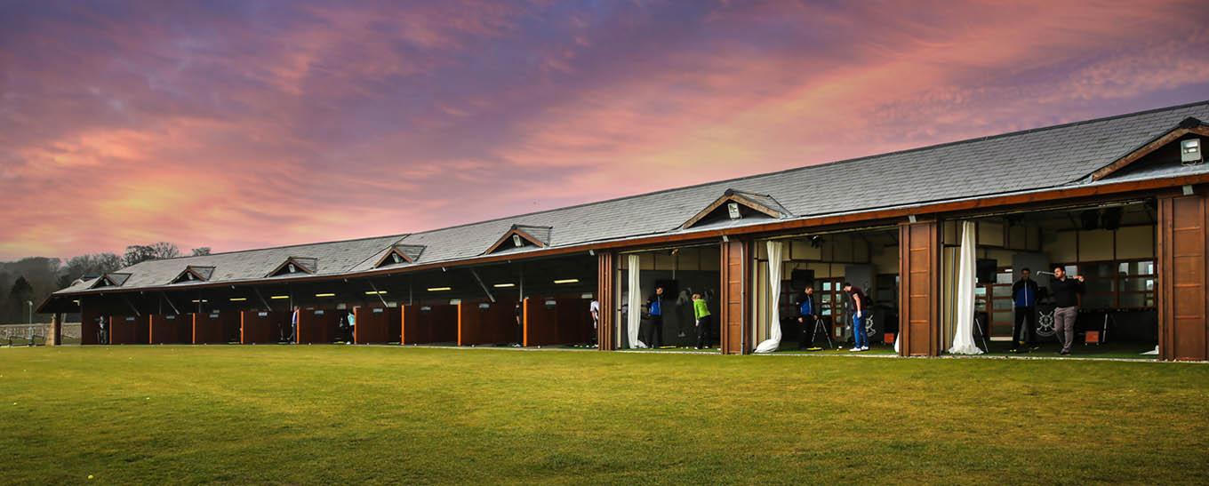 St. Andrews' sheltered hitting bays provide protection from the elements. (St. Andrews Links)